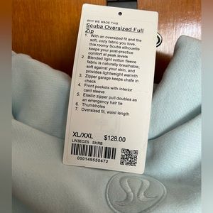 Lululemon scuba full zip hoodie